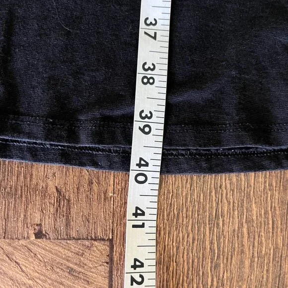 Toad & Co Dress Size Large Rosemarie Cap Sleeve Knee Length Black Organic Cotton - Picture 10 of 10